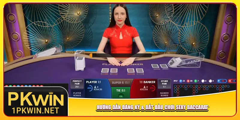 Hướng dẫn đăng ký & bắt đầu chơi Sexy Baccarat
